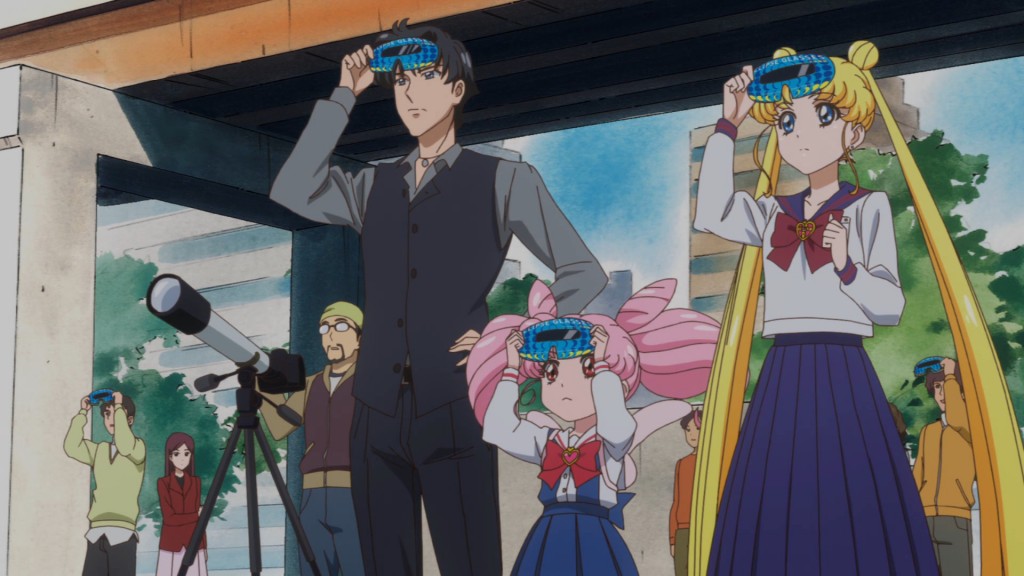 Sailor Moon Crystal Act 38 - Viewing the eclipse