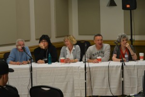 Roland Parliament, Tony Daniels, Susan Roman, Ron Rubin and Jill Frappier at the Toronto Sailor Moon Celebration