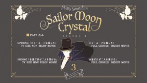 Sailor Moon Crystal Season III - 3rd single - DVD Menu