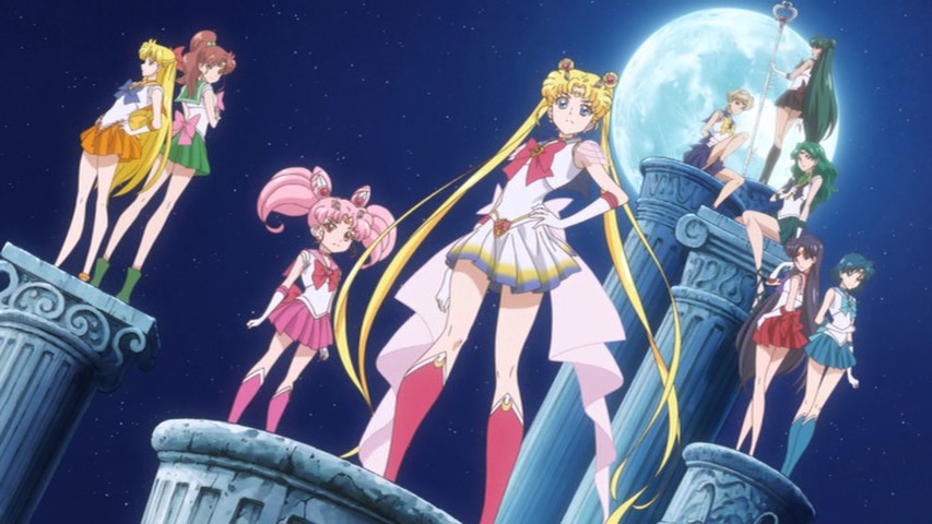 Sailor Moon Crystal Season III - 3rd single - Intro with normal Chibi Moon and no Sailor Saturn