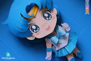 Sailor Mercury paper cut