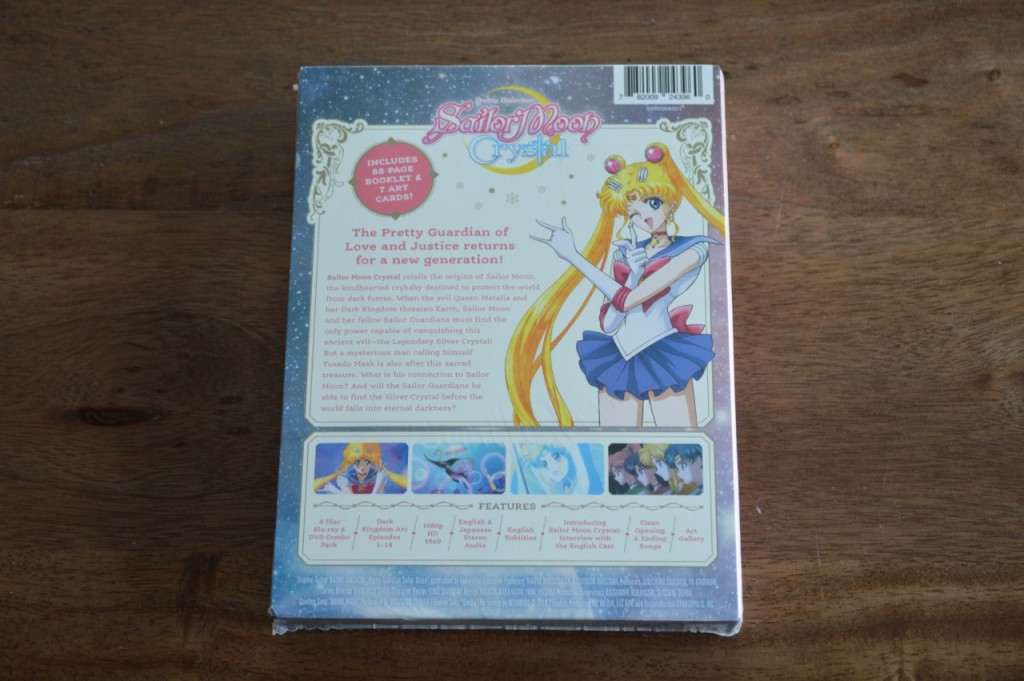 Sailor Moon Crystal Blu-Ray Set 1 - Set 1 - Back