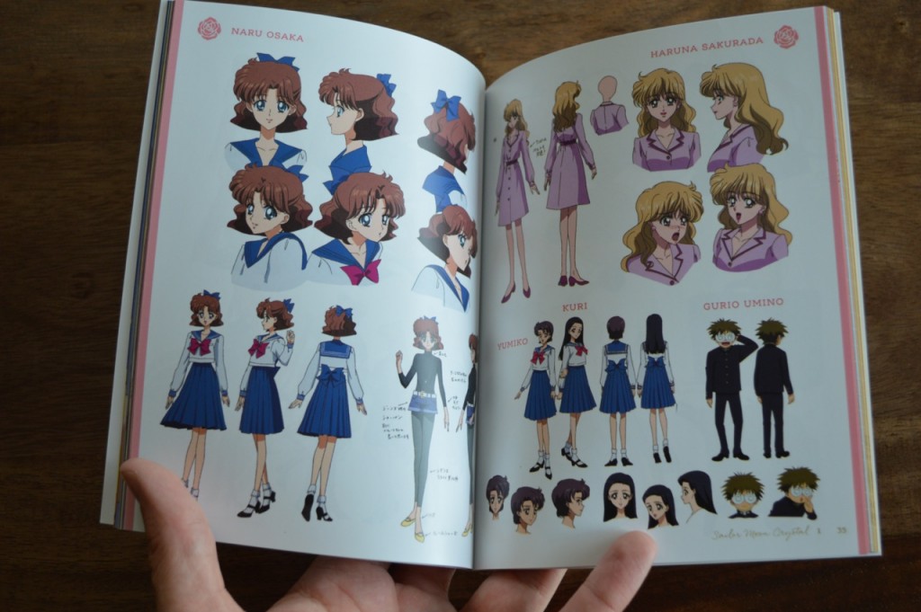 Sailor Moon Crystal Blu-Ray Set 1 - Booklet - Character designs