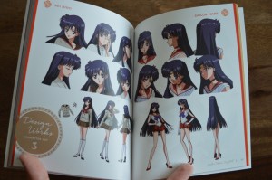 Sailor Moon Crystal Blu-Ray Set 1 - Booklet - Character designs - Rei and Sailor Mars