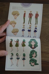 Sailor Moon Crystal Season III Blu-Ray - Vol. 2 - Special Booklet 2 - Pages 16 and 17 - Art for Haruka and Michiru