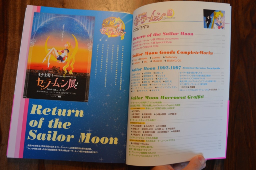 Sailor Moon 20th Anniversary Book - Table of Contents & Return of The Sailor Moon
