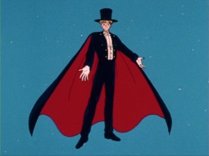 Sailor Moon episode 13 - Motoki as Tuxedo Mask