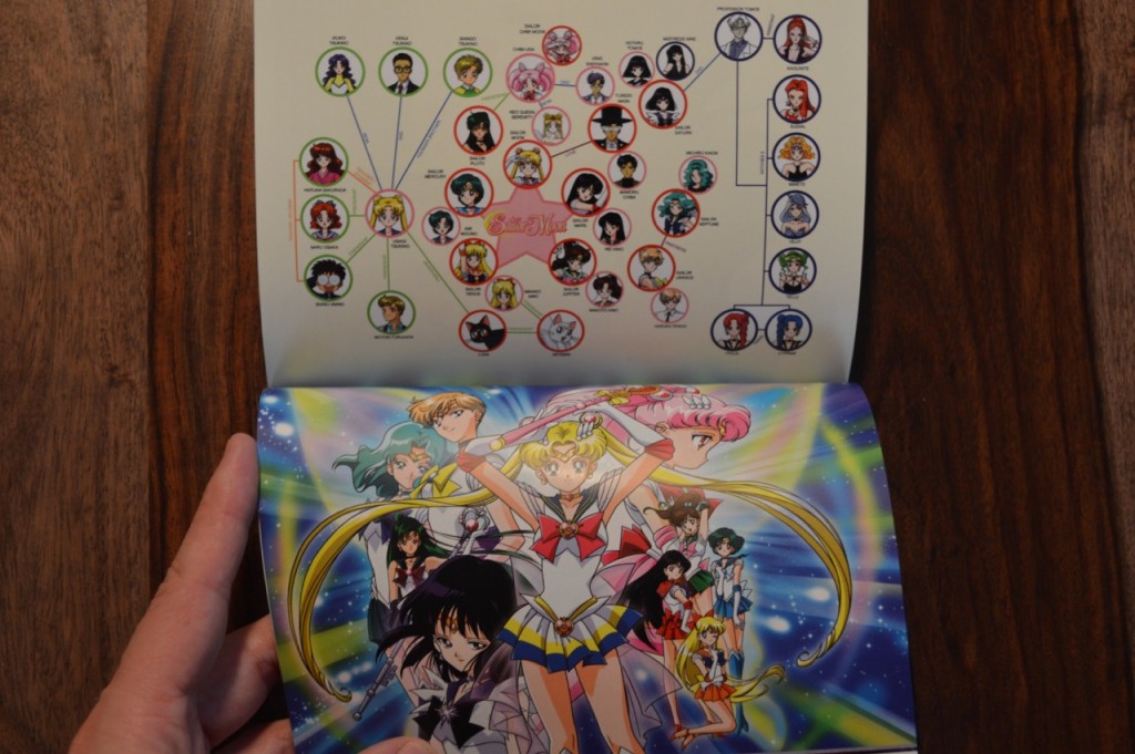 Sailor Moon S Part 1 Blu-Ray - Limited Edition Book - Character relations