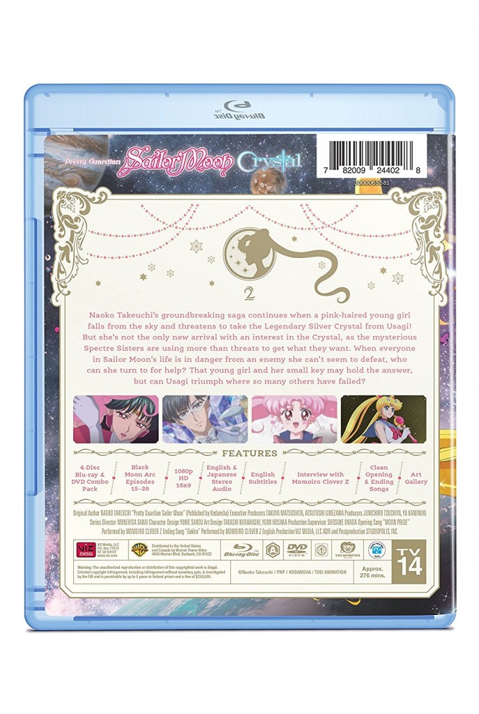 Sailor Moon Crystal Set 2 Standard Edition Blu-Ray