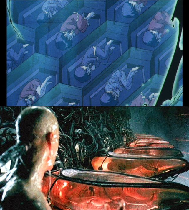 Sailor Moon SuperS The Movie and The Matrix - Dream coffins are basically The Matrix