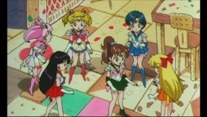 Sailor Moon SuperS: The Movie - The Sailor Guardians in a simulated reality