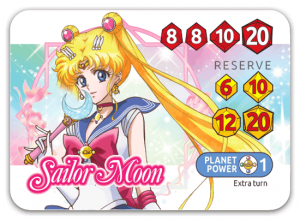 Sailor Moon Crystal Dice Challenge - Sailor Moon character card