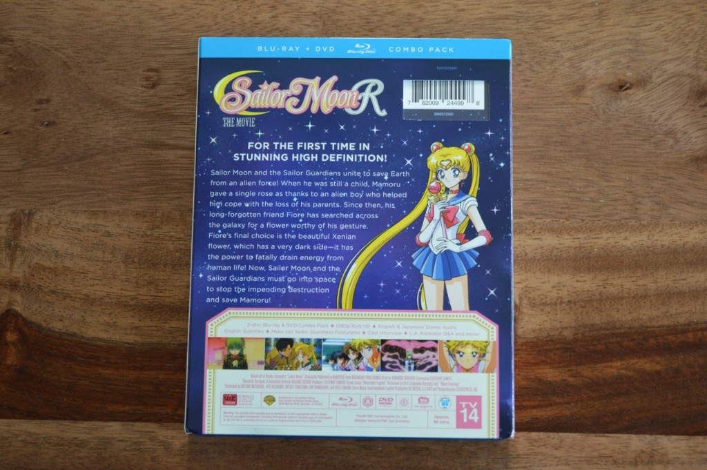 Sailor Moon R The Movie Blu-Ray - Back