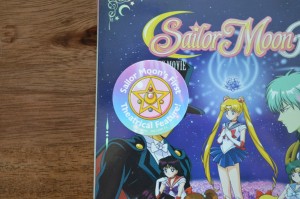 Sailor Moon R The Movie Blu-Ray - Tuxedo Mask's face covered by a Sailor Moon sticker