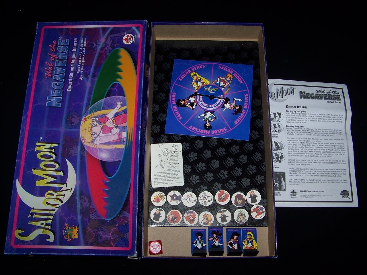 SAILOR MOON Board Game CRYSTAL Truth or Bluff Party Fun NEW 