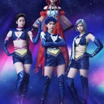 Princess Kakyuu, Sailor Star Maker, Sailor Star Fighter and Sailor Star Healer from the Sailor Moon Le Mouvement Final musical