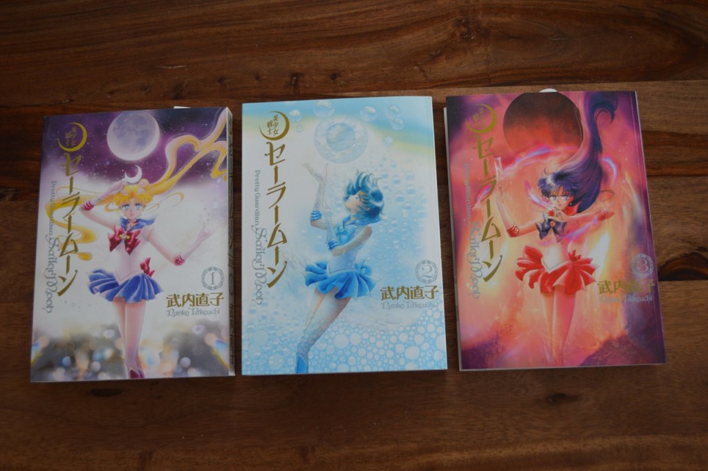 Sailor Moon Complete Edition Manga volumes 1, 2 and 3