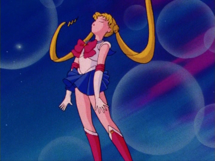 Sailor Moon episode 1 - Japanese DVD - Sailor Moon transforms