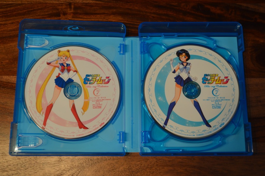 Sailor Moon Japanese Blu-Ray Vol. 1 - Disc 1 and 2