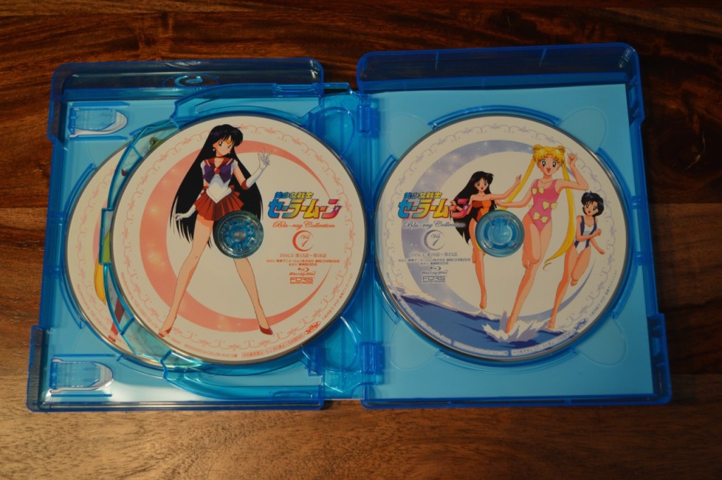 Sailor Moon Japanese Blu-Ray Vol. 1 - Disc 3 and 4