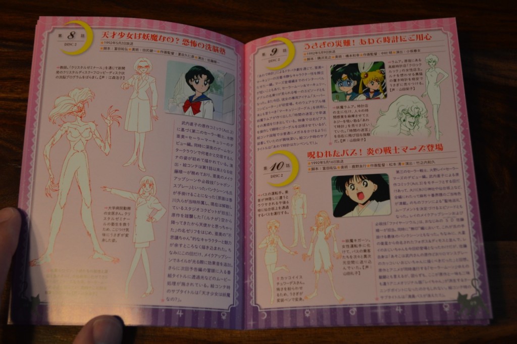 Sailor Moon Japanese Blu-Ray Vol. 1 - Booklet - Episodes 8 to 10