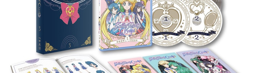 Sailor Moon Crystal volume 3 Limited Edition Blu-Ray and DVD set