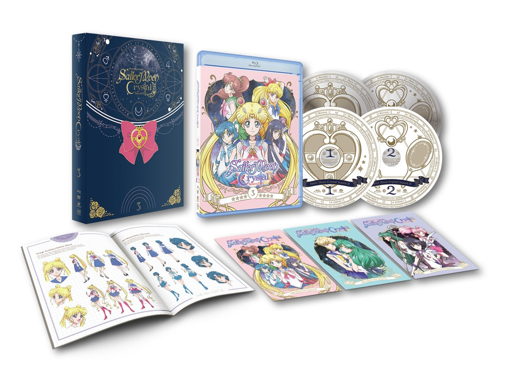 Sailor Moon Crystal volume 3 Limited Edition Blu-Ray and DVD set