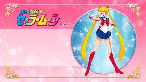 Sailor Moon Japanese Blu-Ray disc 1 menu