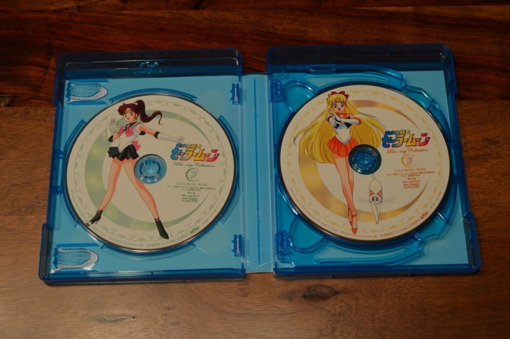 Sailor Moon Japanese Blu-Ray Collection Volume 2 - Disc 1 and 2