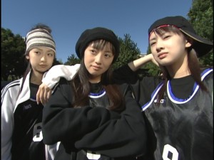 Live Action Pretty Guardian Sailor Moon Act 6 - Ami, Usagi and Rei ready for basketball