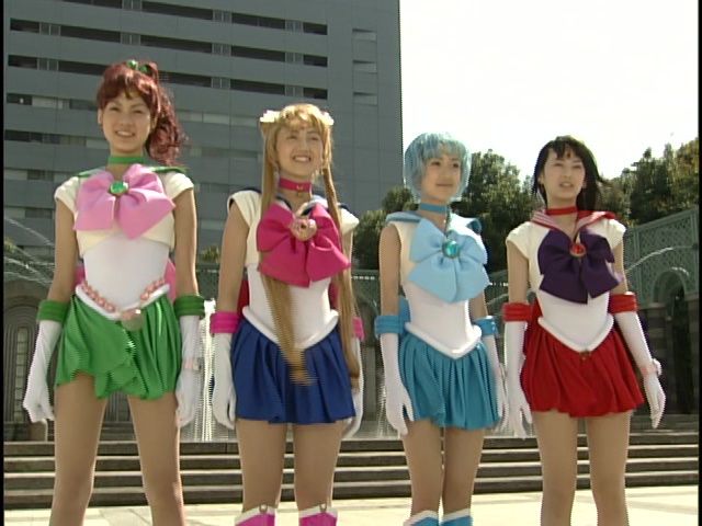 Live Action Pretty Guardian Sailor Moon Act 6 - Sailor Jupiter, Sailor Moon, Sailor Mercury and Sailor Mars