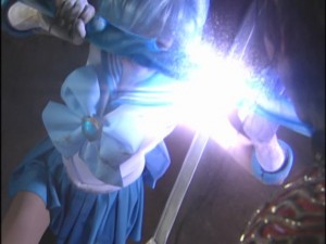 Live Action Pretty Guardian Sailor Moon Act 14 - Sailor Mercury defends with a sword