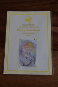 Sailor Moon Official Fan Club 2nd Year Membership Card