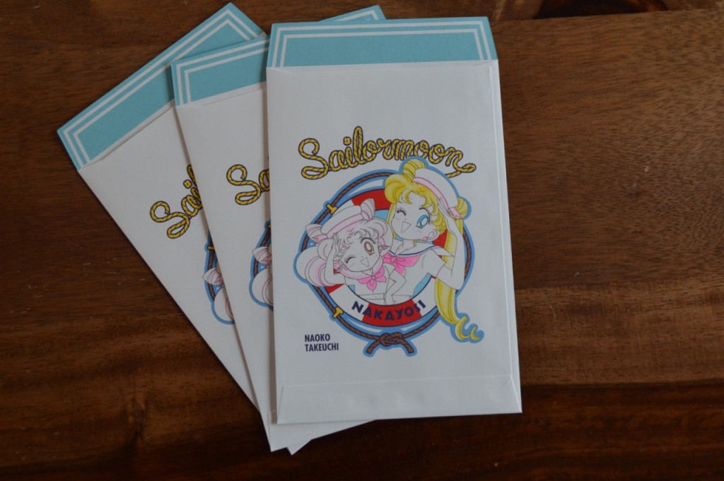 Sailor Moon Official Fan Club 2nd Year Membership - Stationary Set - Envelopes