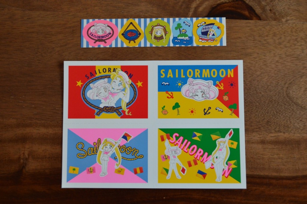 Sailor Moon Official Fan Club 2nd Year Membership - Stationary Set - Mini postcards