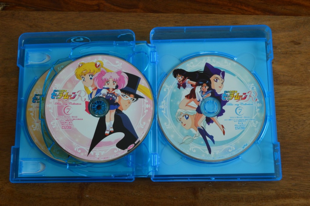 Sailor Moon R Japanese Blu-Ray vol. 1 - Disc 3 and 4