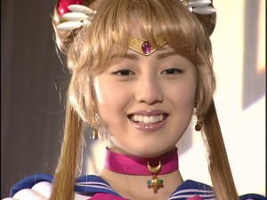 Live Action Pretty Guardian Sailor Moon Act 18 - Sailor Moon smiles