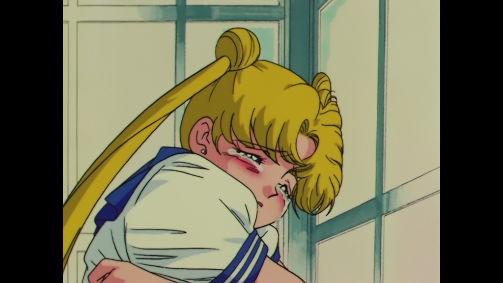 Sailor Moon R episode 61 - Japanese Blu-Ray - Usagi cries