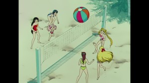 Sailor Moon R episode 67 - Japanese Blu-Ray - Beach volleyball