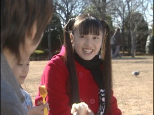 Live Action Pretty Guardian Sailor Moon Act 20 - Usagi pleased that Mamoru likes his food