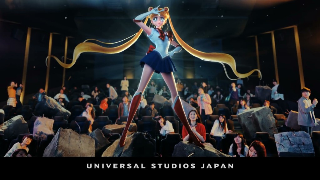 Pretty Guardian Sailor Moon The Miracle 4-D Universal Studios Japan ride - Sailor Moon in a theatre