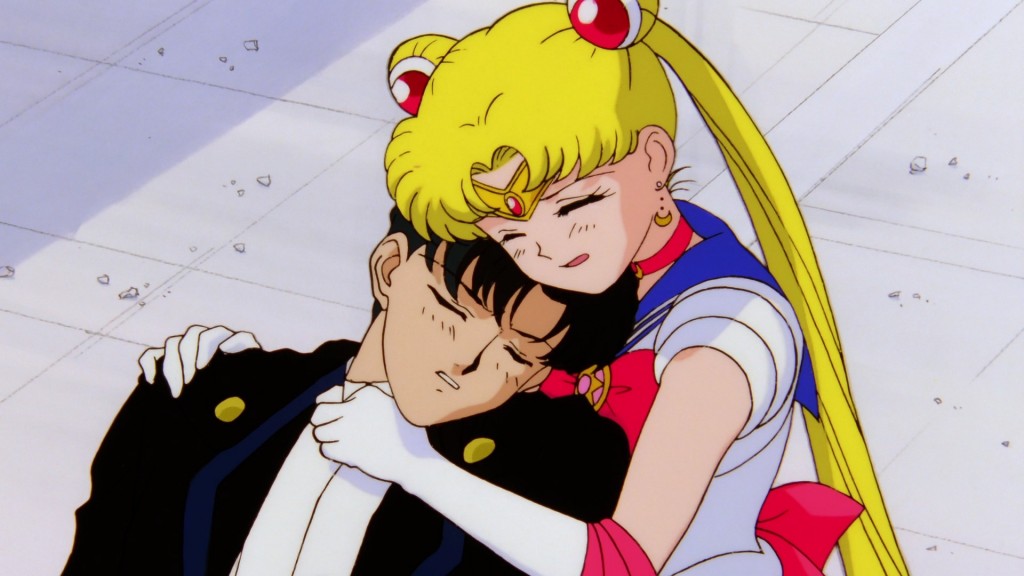 Sailor Moon R The Movie - Tuxedo Mask and Sailor Moon