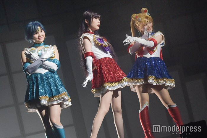 Nogizaka46 x Sailor Moon Musical - Sailor Mercury, Mars and Moon