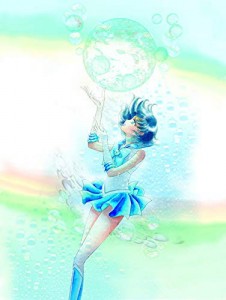 Sailor Moon Bunkobon version vol. 2 cover - Sailor Mercury