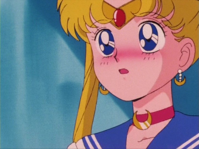 Sailor Moon episode 1 - Sailor Moon not saying he didn't do anything