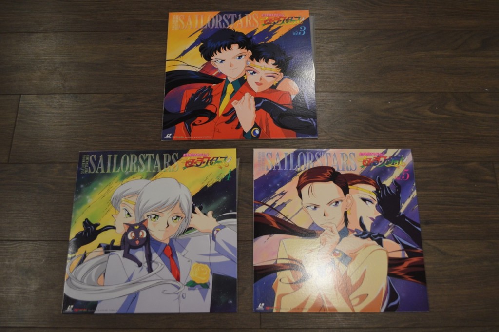 Sailor Moon Sailor Stars Laserdisc - Volumes 3, 4 and 5 - The Sailor Starlights and the Three Lights