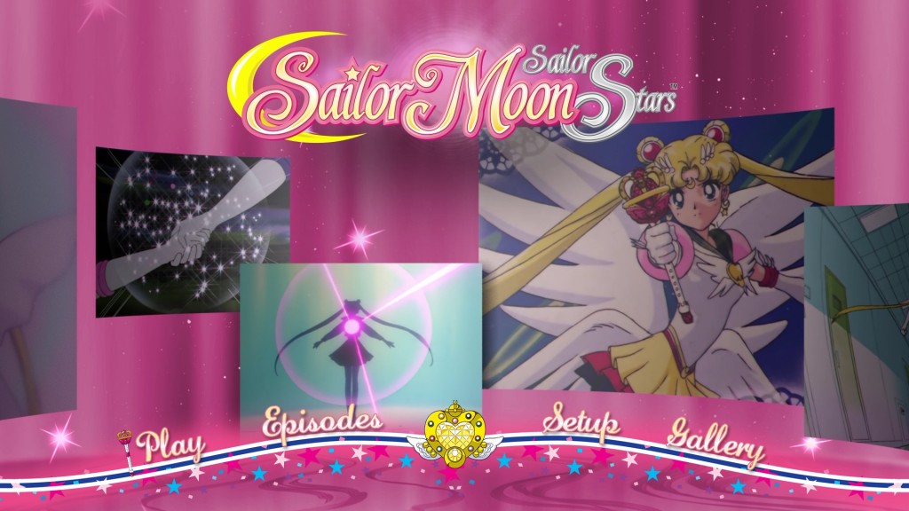 Sailor Moon Sailor Stars Viz Blu-Ray vol. 1 - Menu