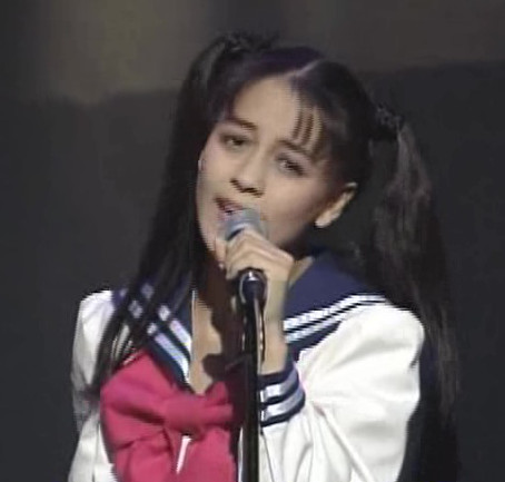 Anza as Usagi from the first Sailor Moon musical