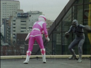 Zyurangers episode 1 - The Pink Ranger fights a Golem or Putty
