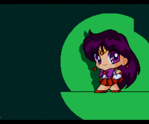 Pretty Solder Sailor Moon - PC Engine - Chibi Sailor Mars